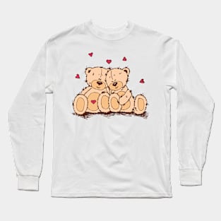 Valentine's Day - Lovely Bears Long Sleeve T-Shirt